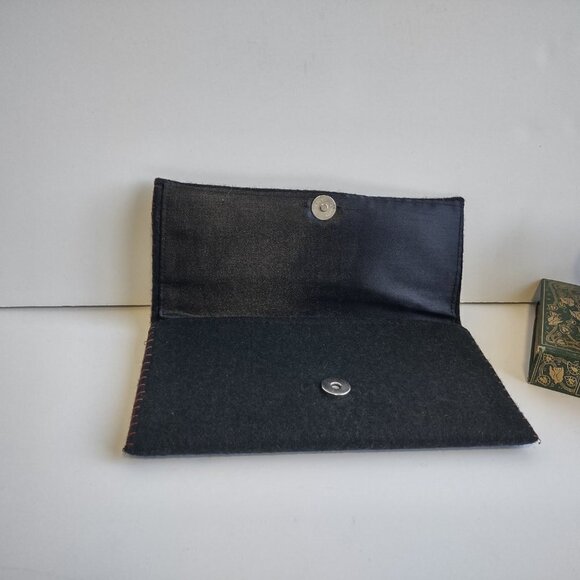 Shiraleah Floral Retro Clutch Hand Embroidered Boho Garden Girl Hippie OS - Picture 6 of 9